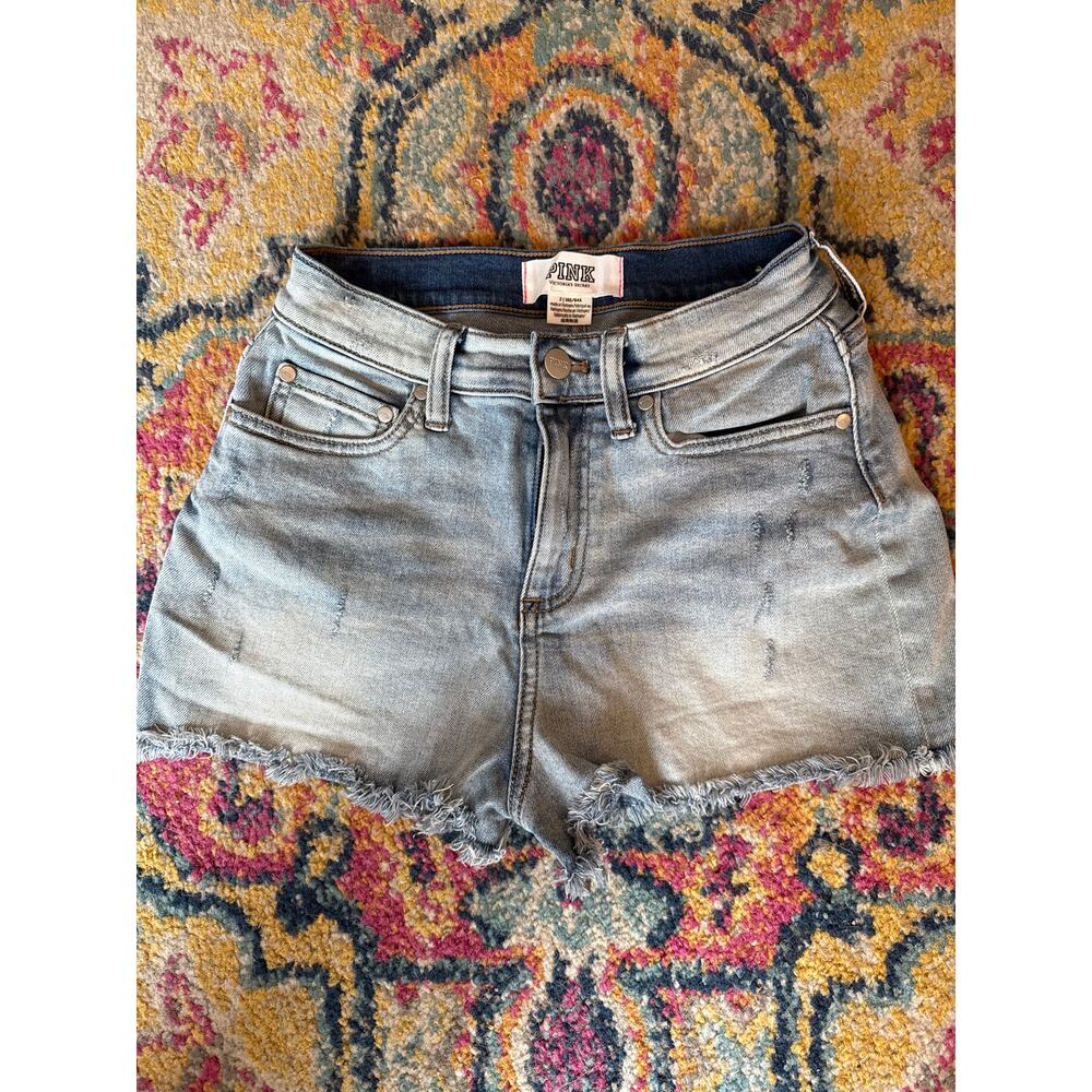 VICTORIA'S SECRET PINK Denim Shorts Size 2